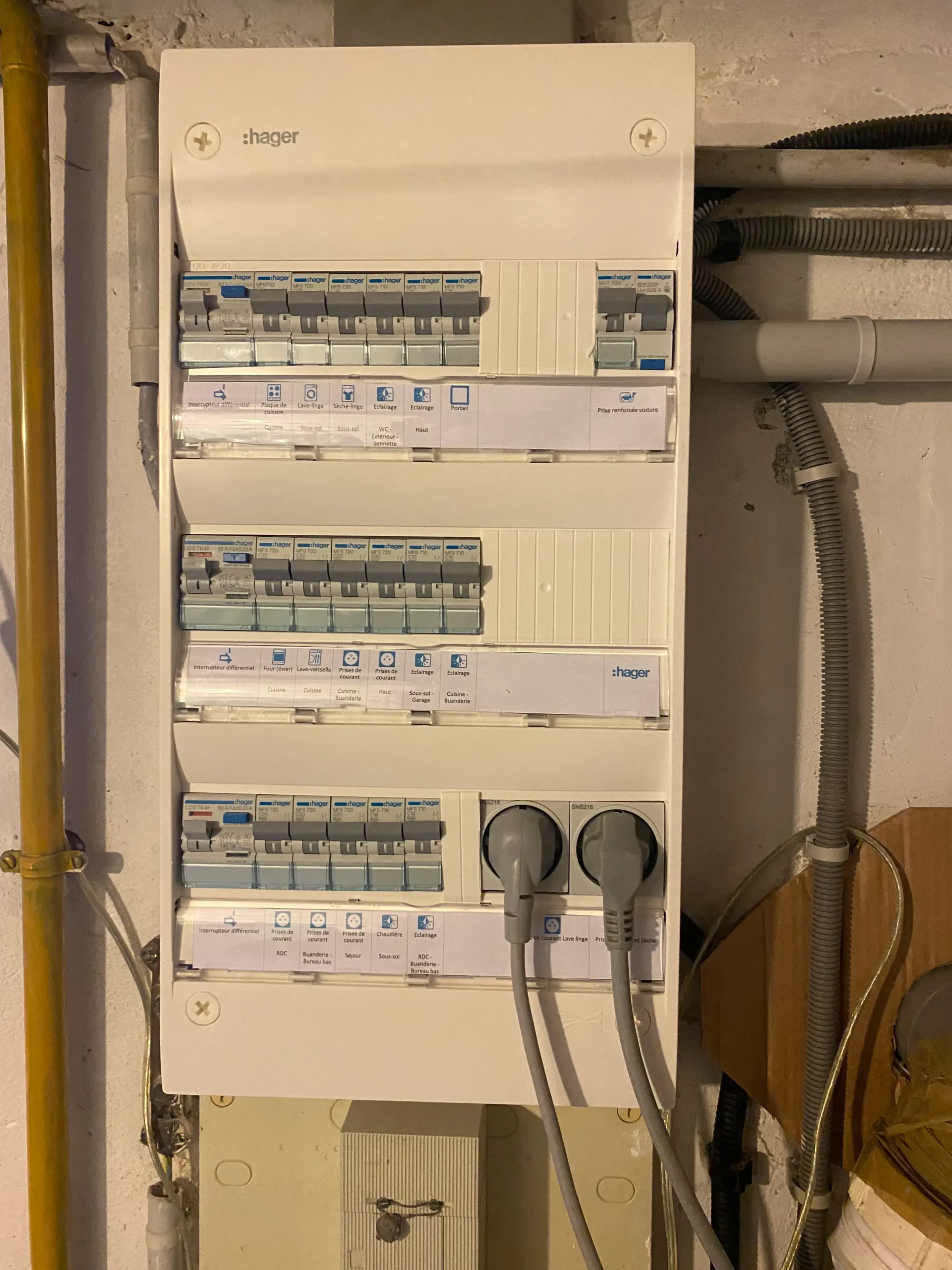 Maintenance électrique sur installation domestique